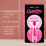 Wilkinson Sword Quattro For Women Razor Blades Refill 3pk (British brand)