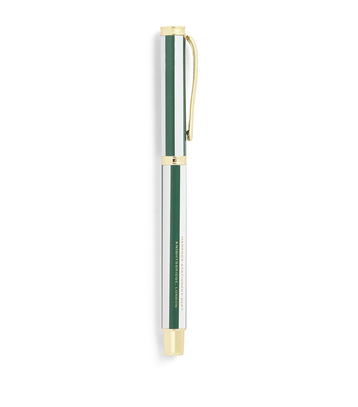 Harrods metal stripe ballpoint pen, UK version