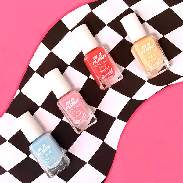Barry M Quick Dry Nail Paint Speedy Sky Blue - British product