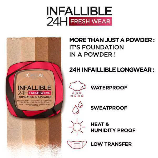 L'Oréal Paris Infallible Foundation Powder 200, UK version