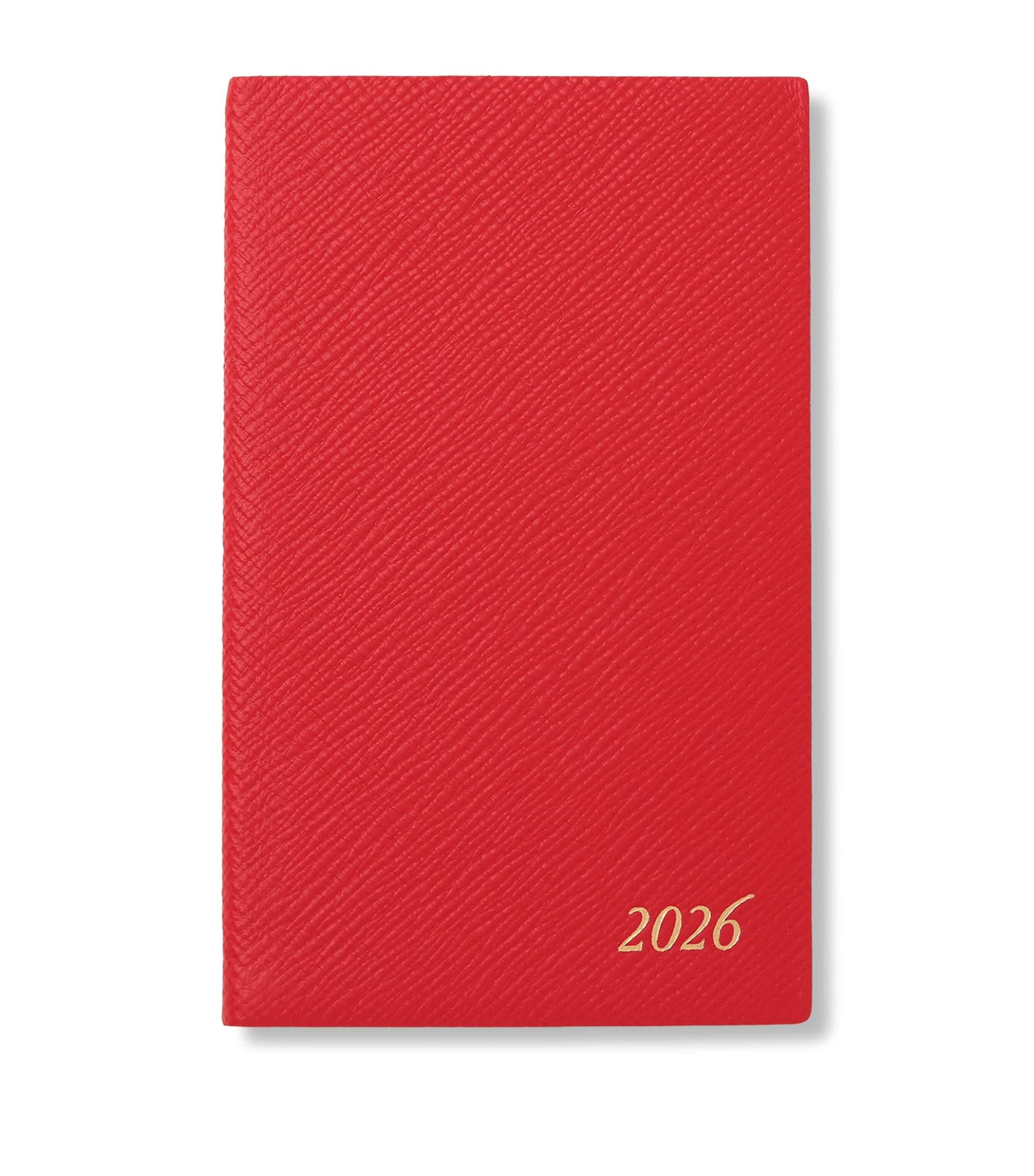 Smythson Panama leather weekly diary (British brand)