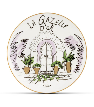GINORI 1735 Luke Edward Hall La Gazelle D'Or Decorative Plate 27cm