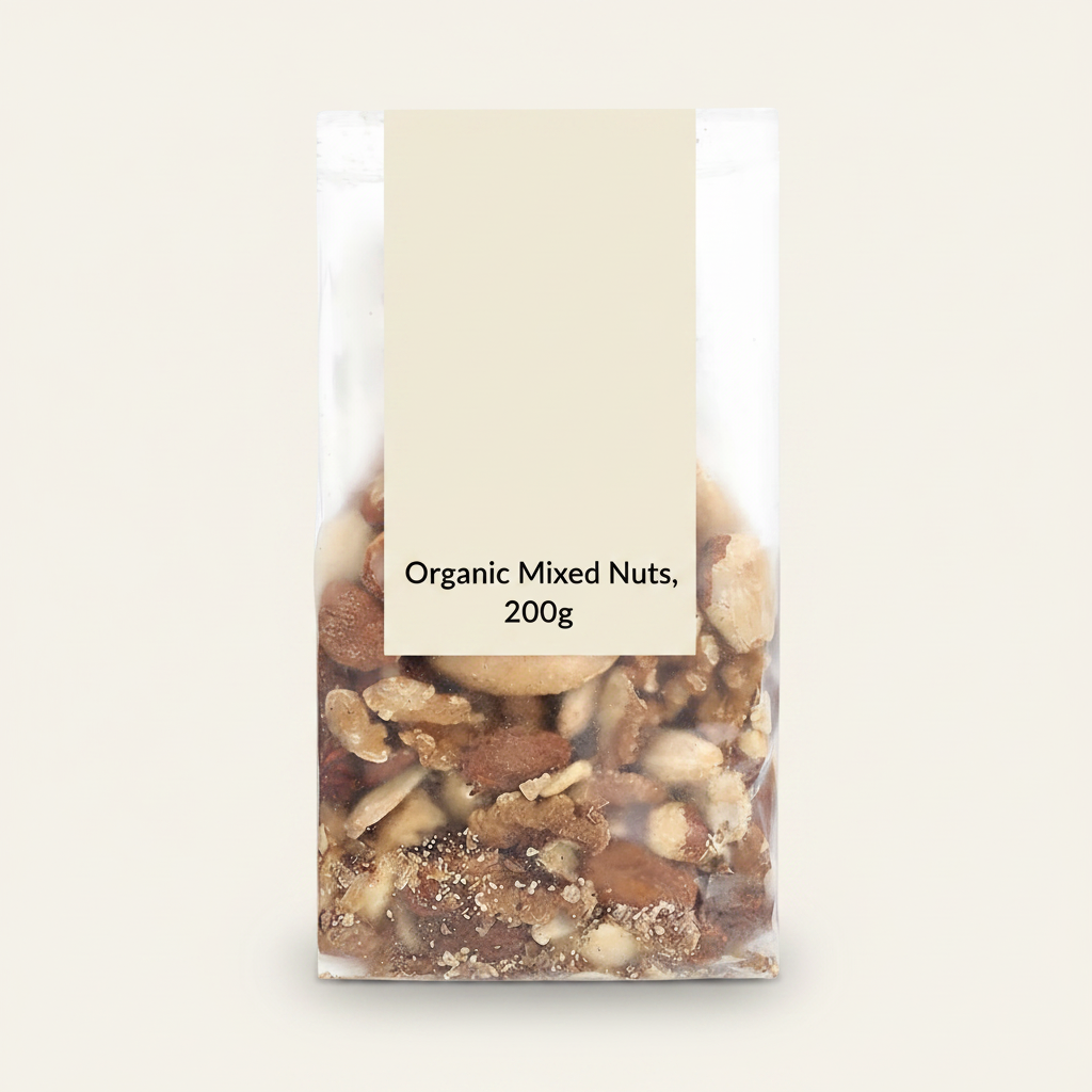 Holland & Barrett organic mixed nuts 200g, UK version