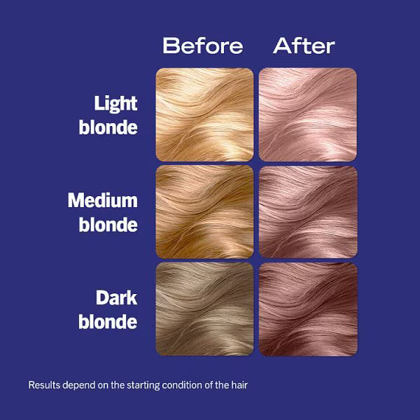 Schwarzkopf LIVE Permanent Hair Dye Cool Rosé Pink (British brand)