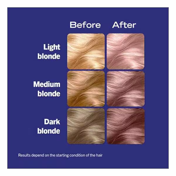 Schwarzkopf LIVE Permanent Hair Dye Cool Rosé Pink (British brand)