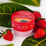 Sugar Body Scrub Strawberry & Papaya 310g (British brand)