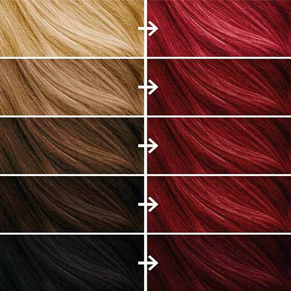 No Bleach London cherry red permanent colour kit - British product