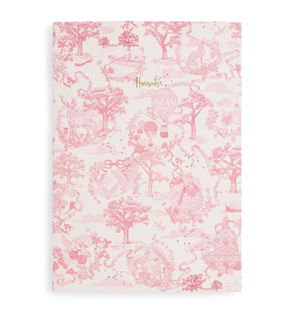 A5 Lined Notebook with Menagerie Pattern 21cm x 15cm