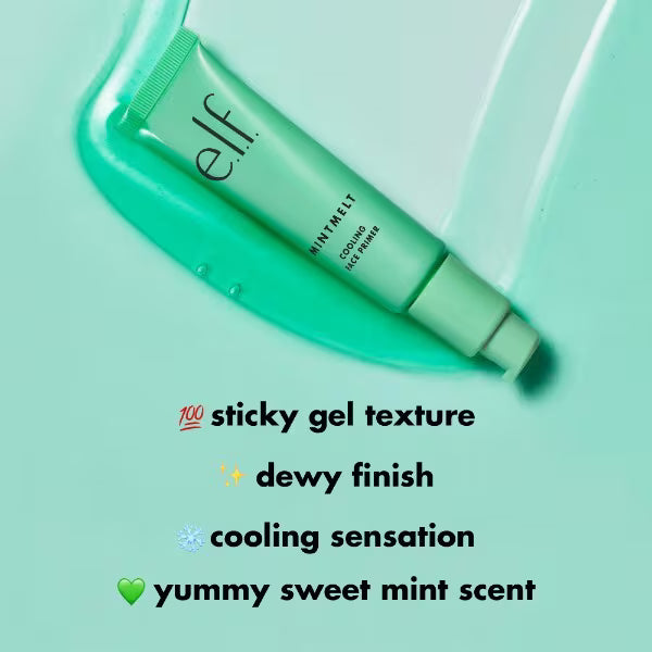 e.l.f. Mint Melt Cooling Face Primer 30ml - British product