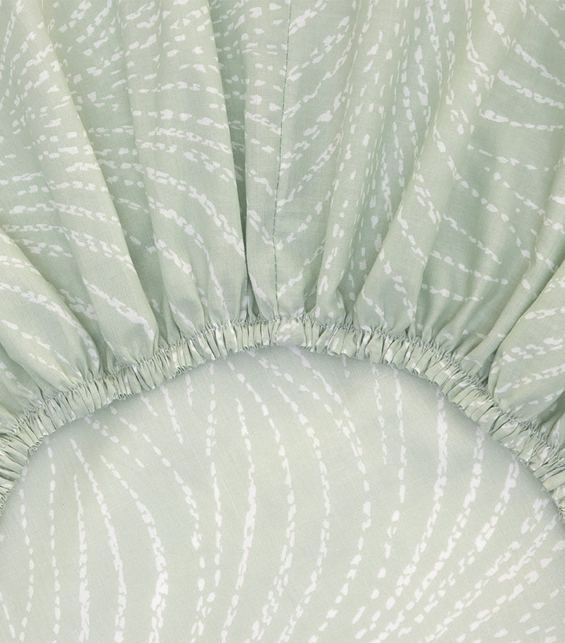 Yves Delorme Pollen King fitted sheet 150cm x 200cm (British brand)