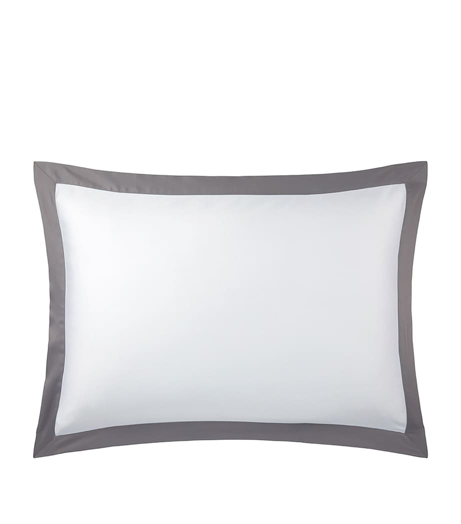 Yves Delorme Linea Platine Standard Oxford pillowcase 50cm x 75cm (British brand)