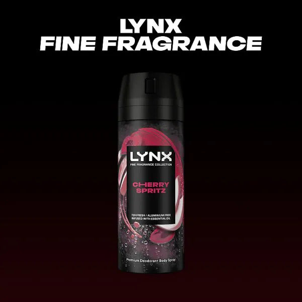 Lynx Cherry Spritz Premium Body Spray 150ml, UK version