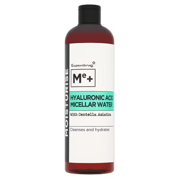 Me+ Micellar Water Hyaluronic Acid 400ml, imported from the UK