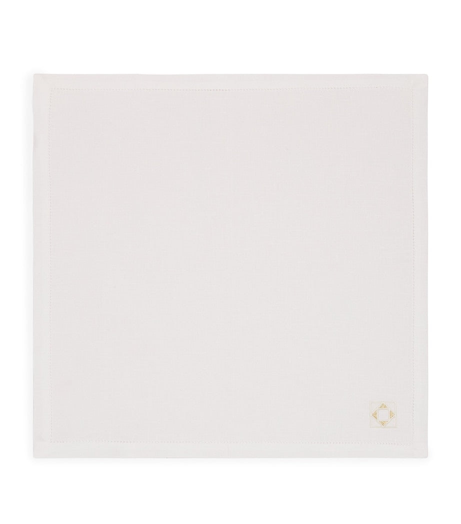 Dea Linen Embroidered Liri Napkin (45cm x 45cm)