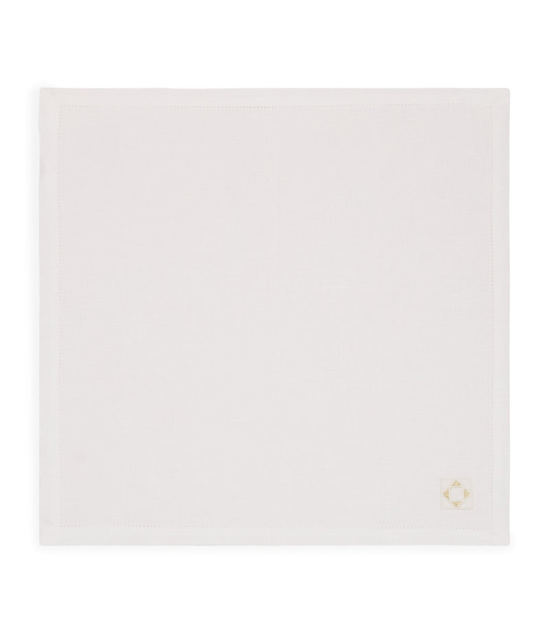 Dea Linen Embroidered Liri Napkin (45cm x 45cm)