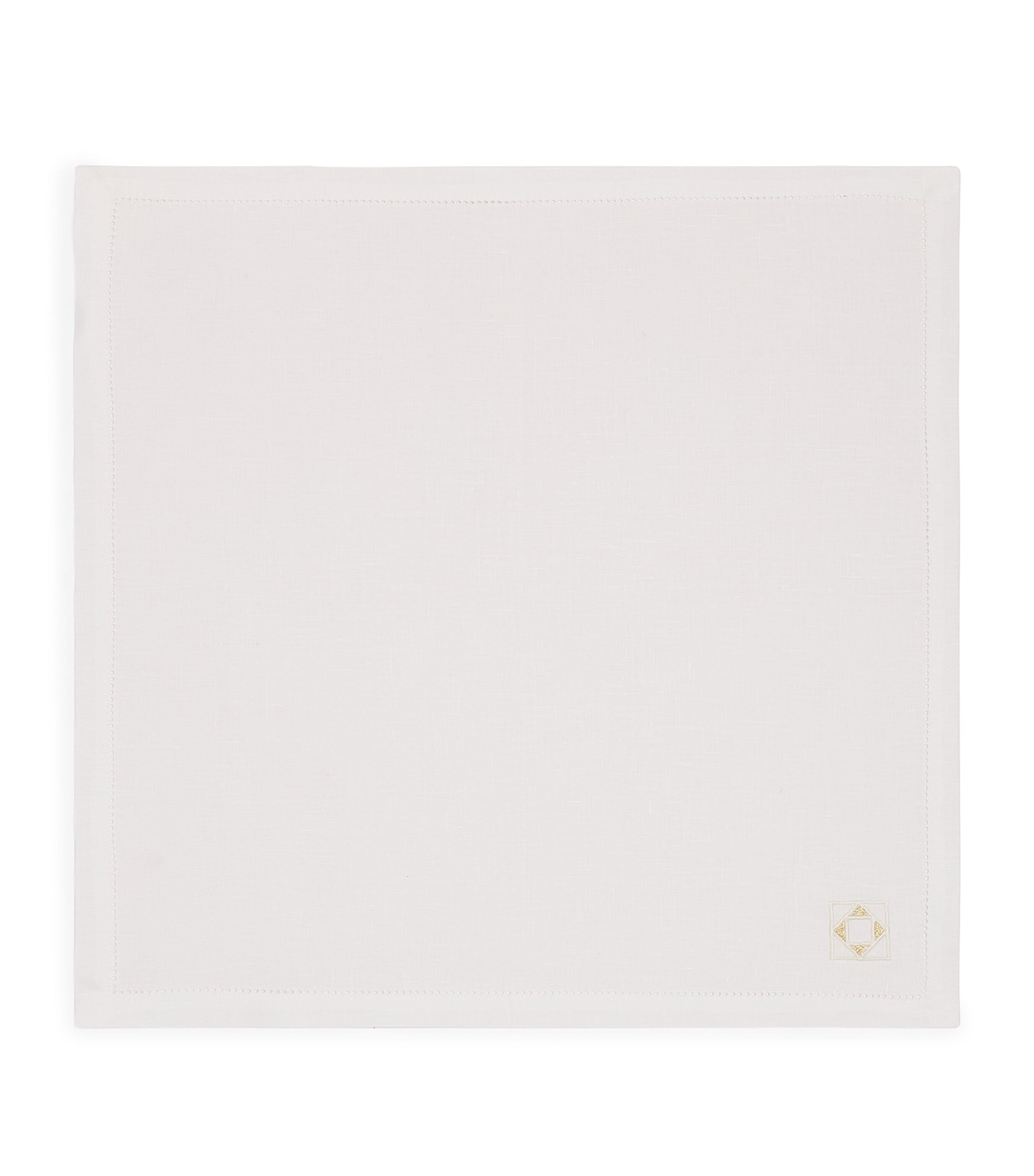 Dea Linen Embroidered Liri Napkin (45cm x 45cm)