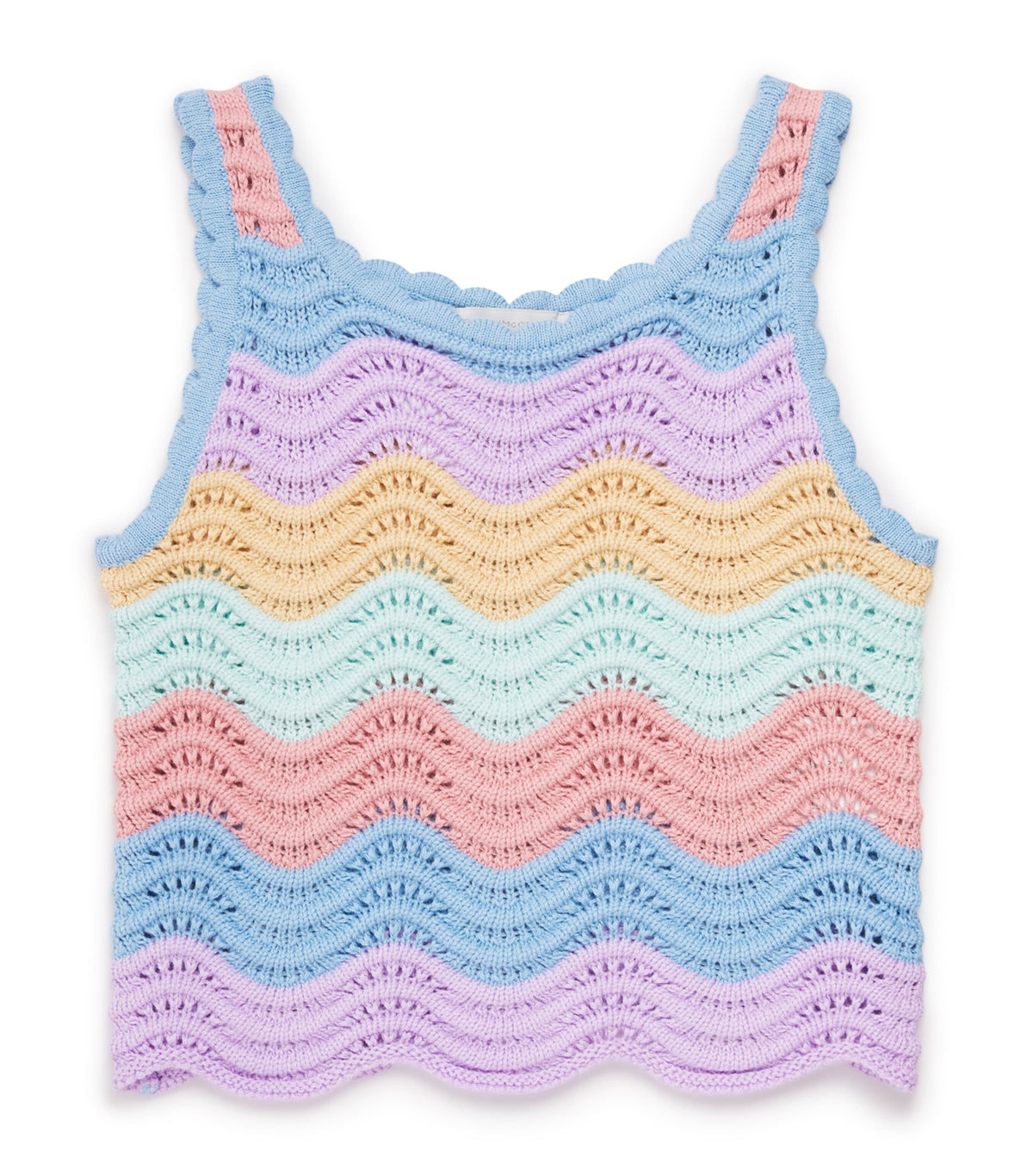 Stella McCartney Kids Cotton Scallop-Hem Top (2-14 Years)