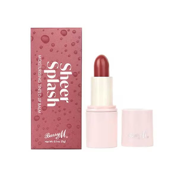Barry M tinted lip balm Strawberry Soak - British product