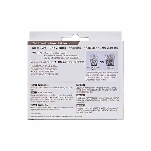 Genuine Kiss Falscara Bambi Wispies 30 Pack False Eyelashes, UK version