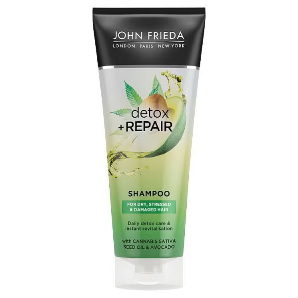 John Frieda Detox and Repair Shampoo for Dry Hair 250ml - British product