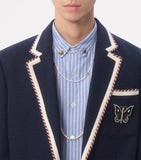 Valentino Garavani trim-detail blazer (British brand)