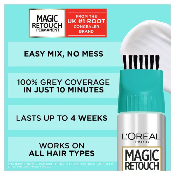 L'Oréal Paris Magic Retouch dark brown root concealer, UK version