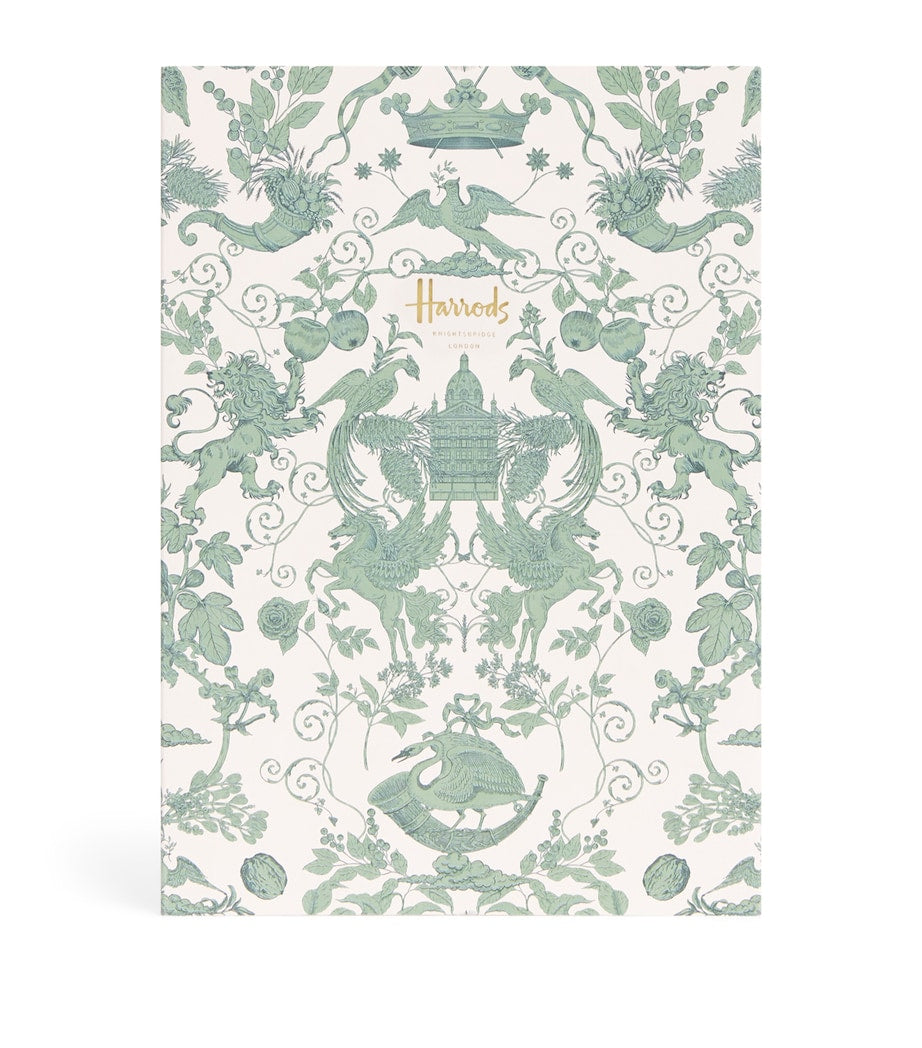 A5 Lined Notebook with Menagerie Pattern 21cm x 15cm