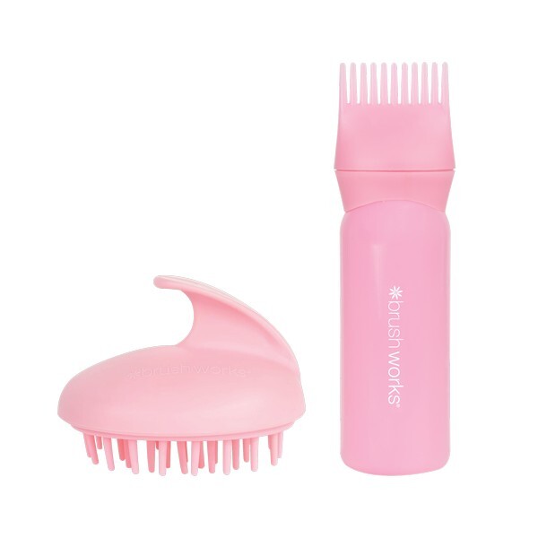 Brushworks Hair Oil Applicator and Scalp Massager Set - British product
