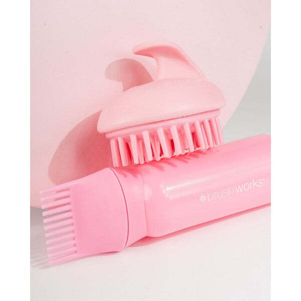 Brushworks Hair Oil Applicator and Scalp Massager Set - British product