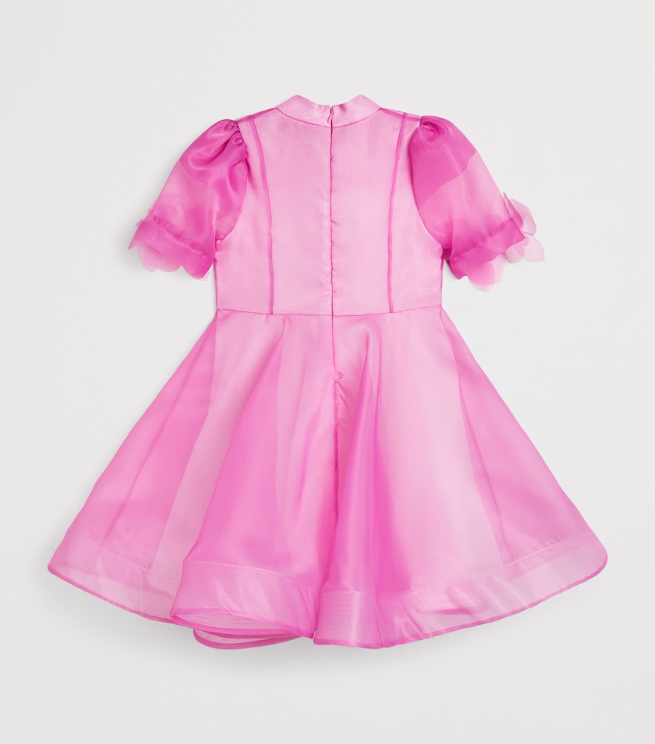 Mama Luma Organza Floral-Embellished Dress (3-12 Years), imported from the UK