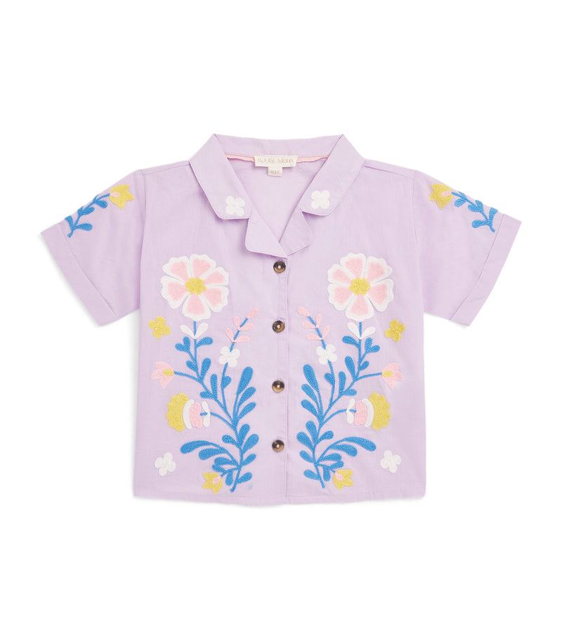 Louise Misha cotton embroidered Alova shirt for children 3-12+ years, UK version