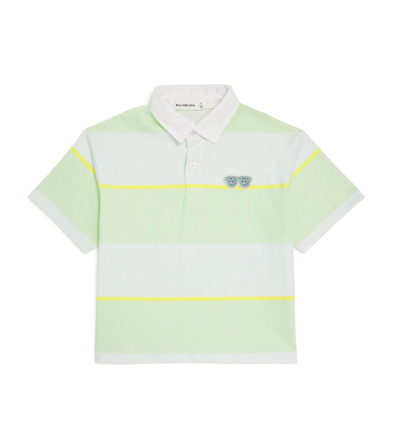 Billieblush cotton stripe polo shirt for children aged 4-10 years - British product