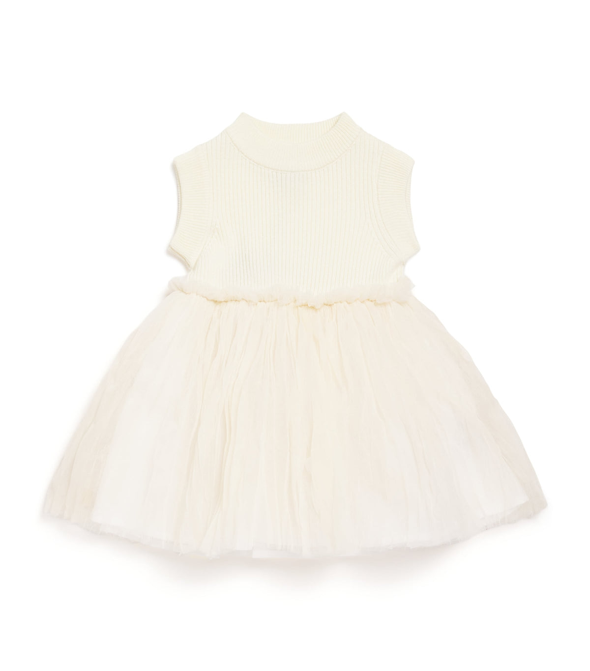 Donsje Xewa baby dress knitted-tulle 3 months-4 years - British product