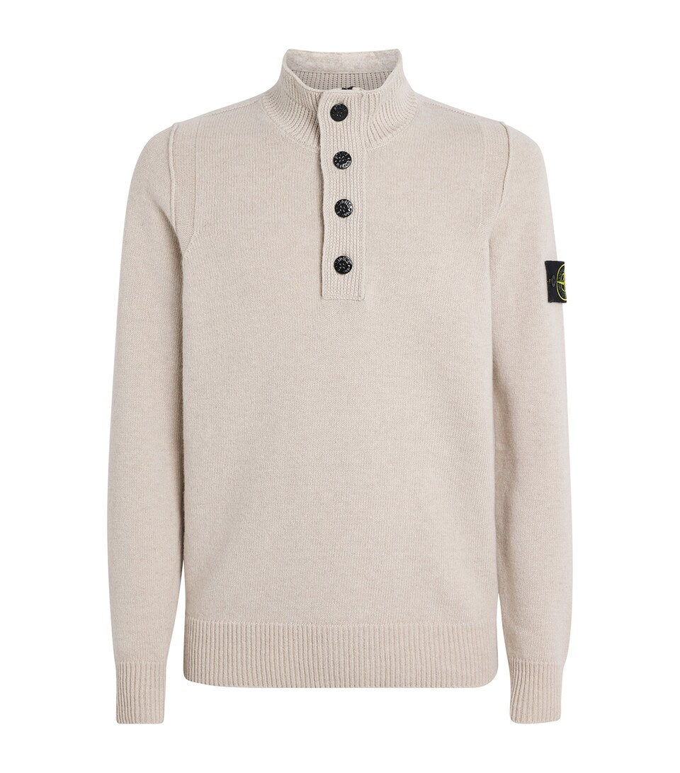 Men's Hoodie with Logo Patch on Sleeve