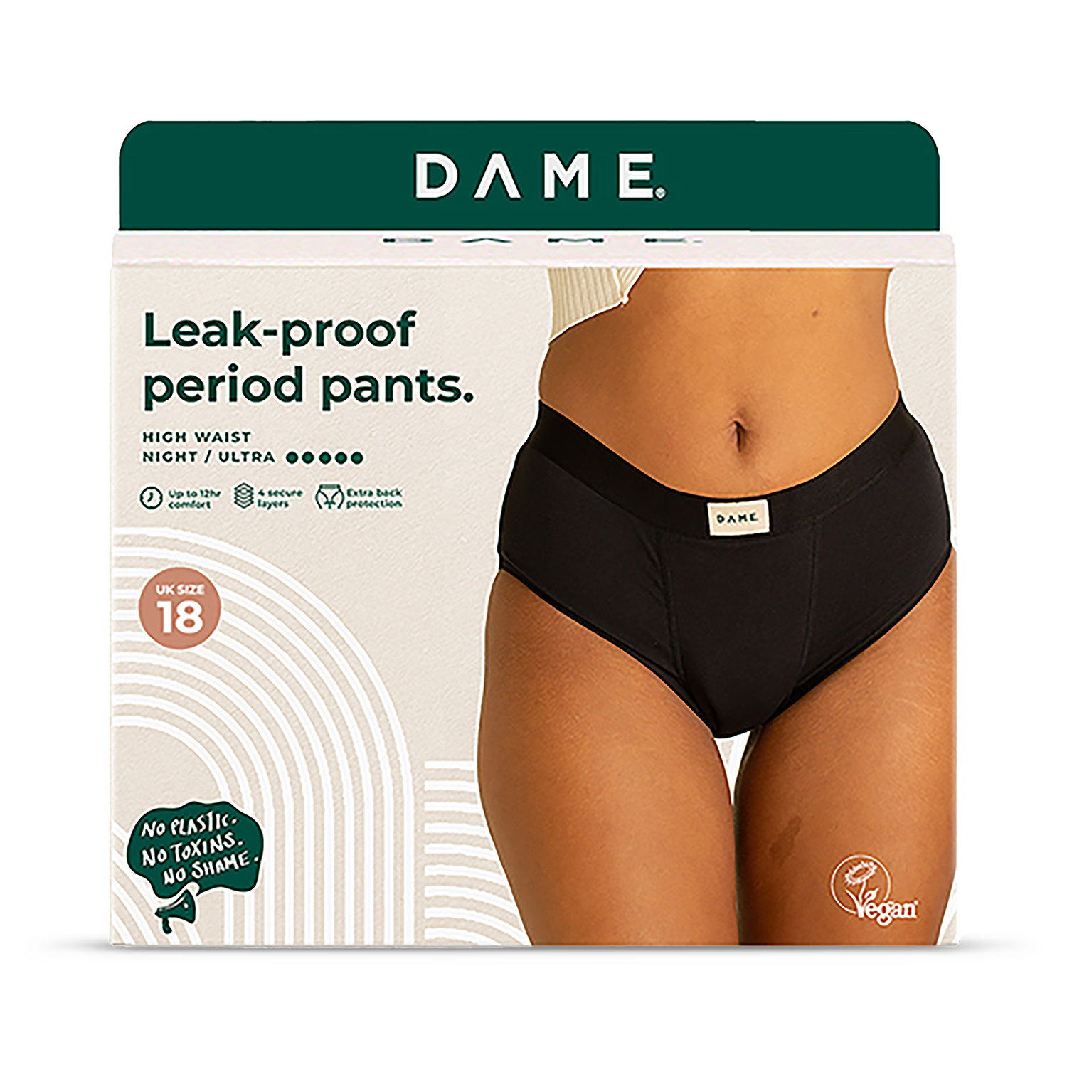 DAME High Waist Period Pants Size 18 - British product