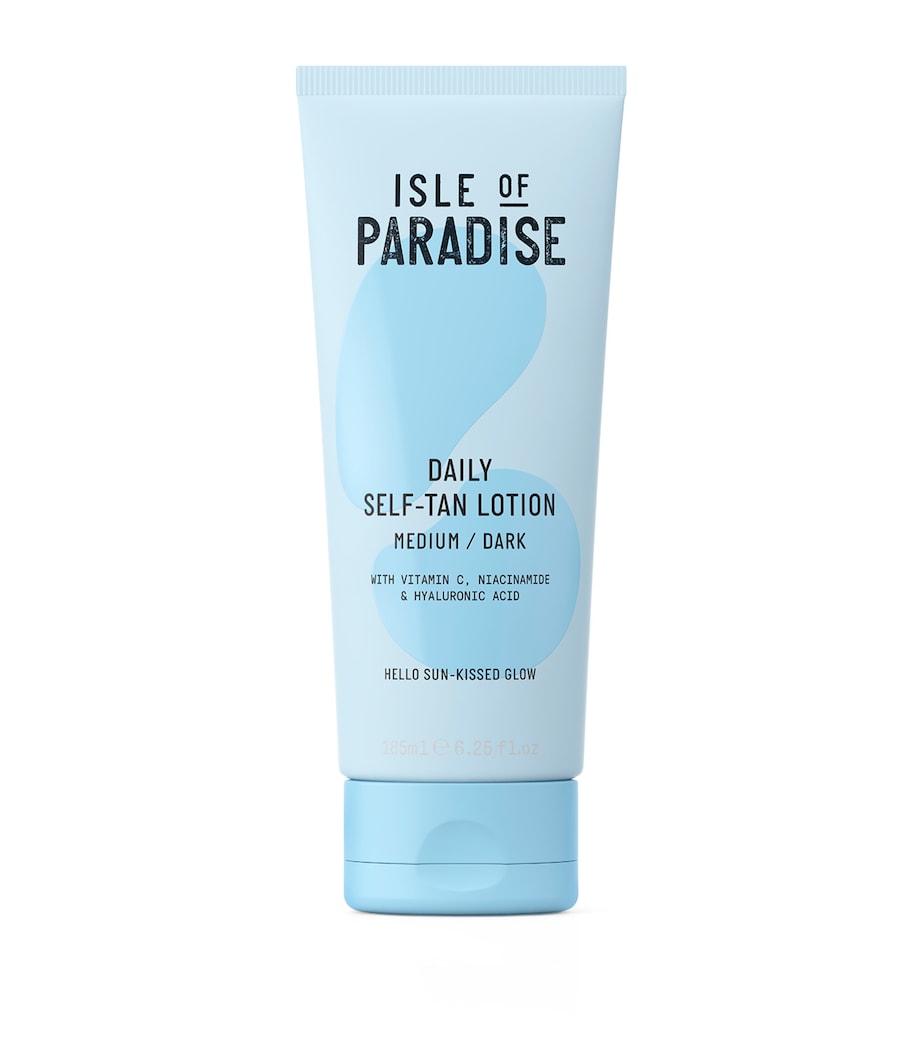 Isle of Paradise daily self-tan lotion in medium/dark shade 185ml, UK version