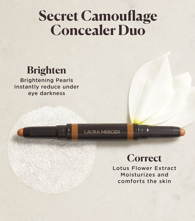 Laura Mercier dual-ended concealer stick with two-shade system (British brand)
