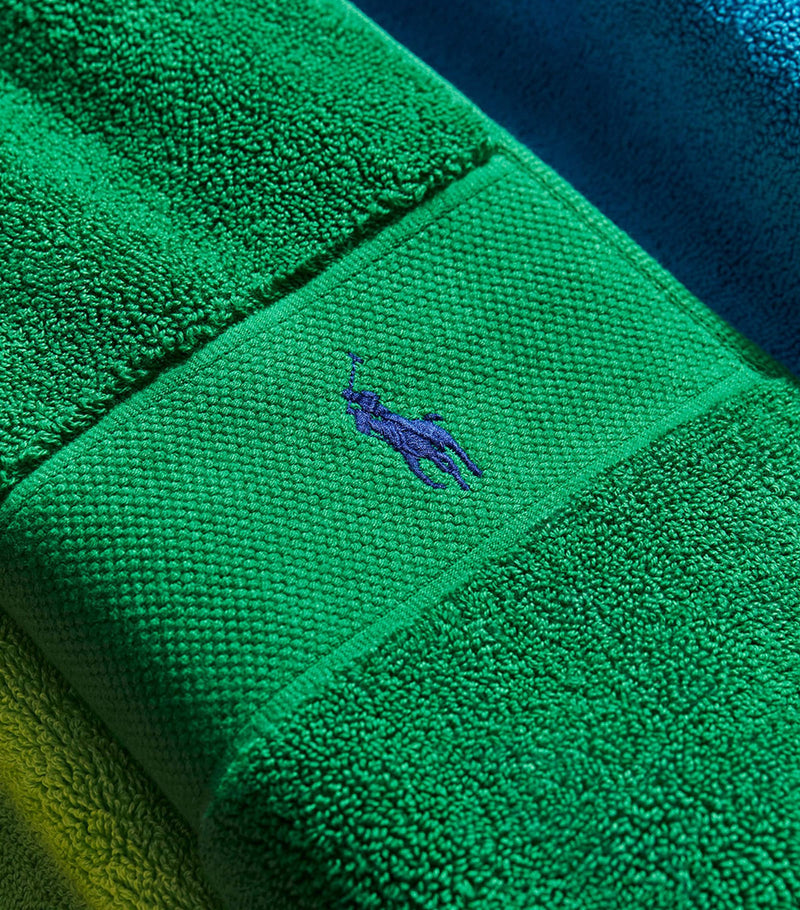 Ralph Lauren Polo Player guest towel 40cm x 75cm, imported from the UK