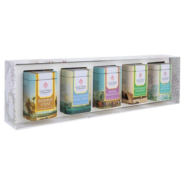 EAST INDIA COMPANY Miniature Loose Tea Caddy Gift Selection   5 per pack