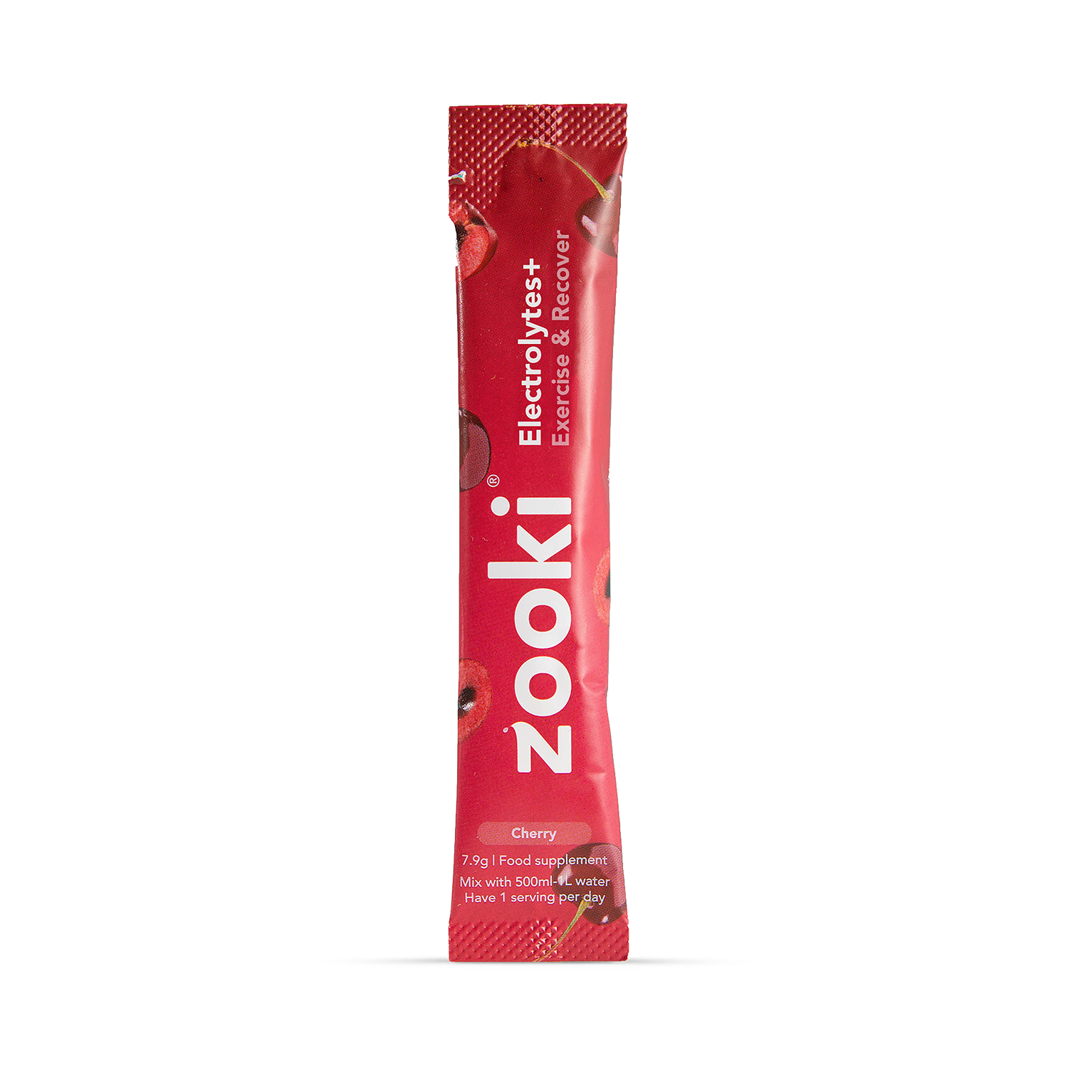 Zooki Hydration Exercise  Recover Cherry Flavour 7 Sachets