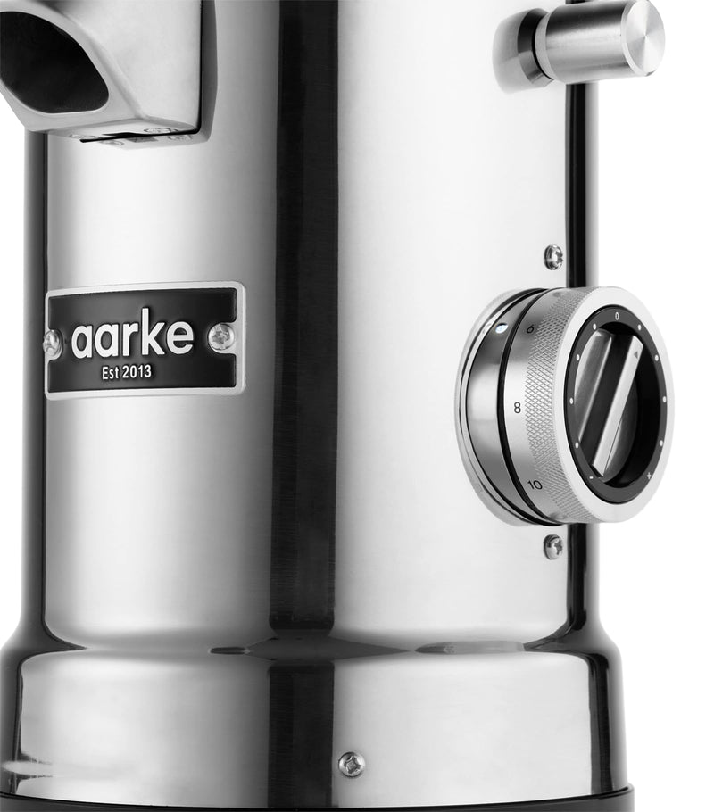 Aarke Stainless Steel Flat Burr Coffee Grinder - British product