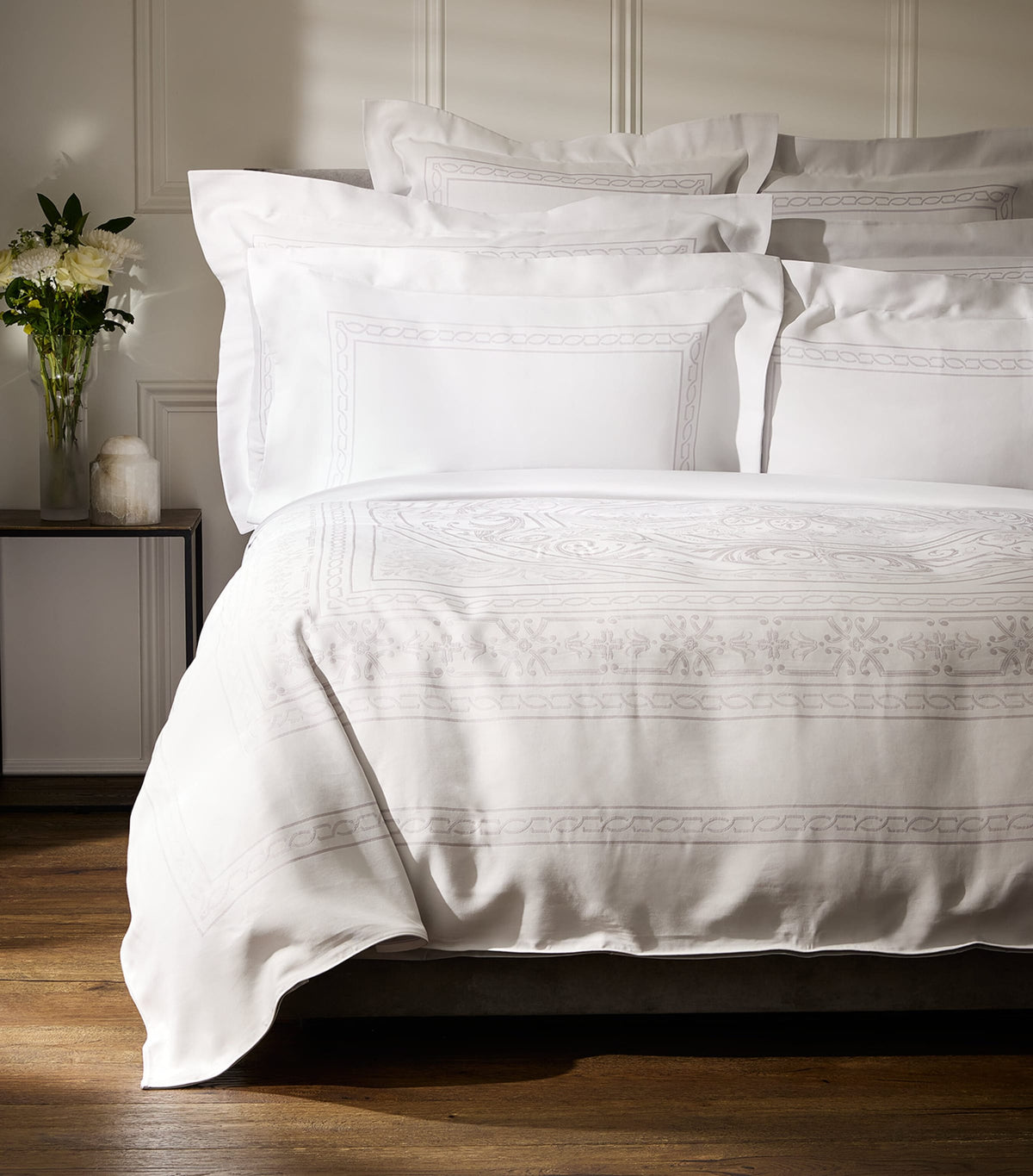 Celso de Lemos Versailles Square pillowcase 65cm x 65cm - British product