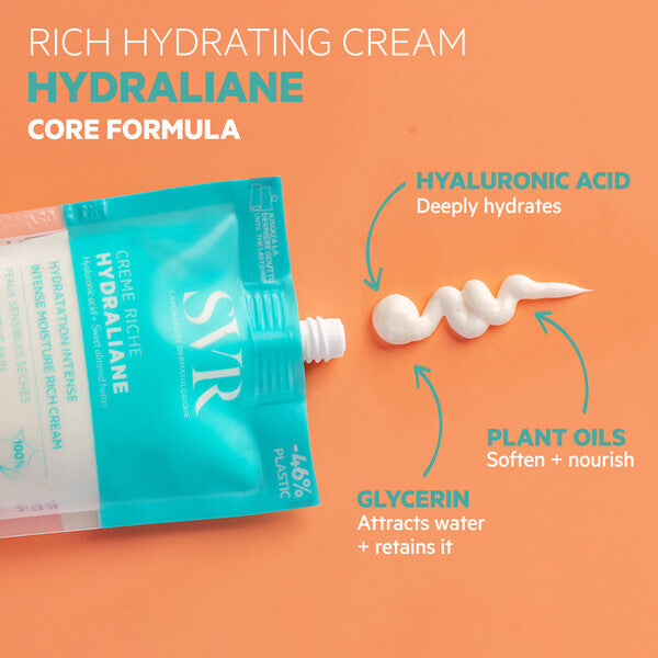 SVR Hydraliane Rich Hyaluronic Acid Moisturiser 50ml (British brand)