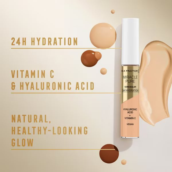 Max Factor concealer shade 03 7.8ml, imported from the UK