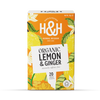 Heath & Heather Organic Lemon & Ginger 20 Tea Bags