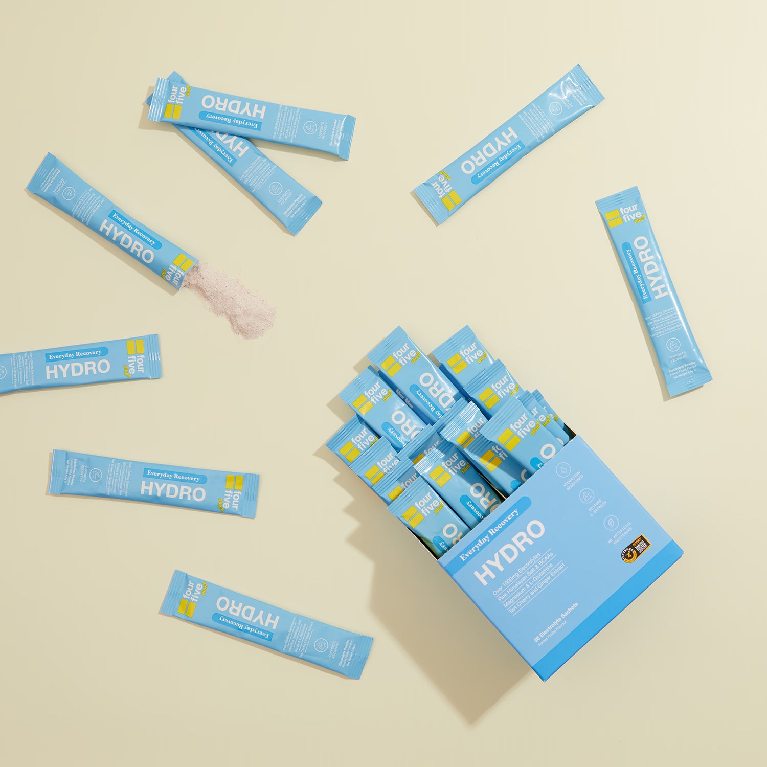 fourfive Hydro Plus everyday recovery powder 30 sachets, UK version