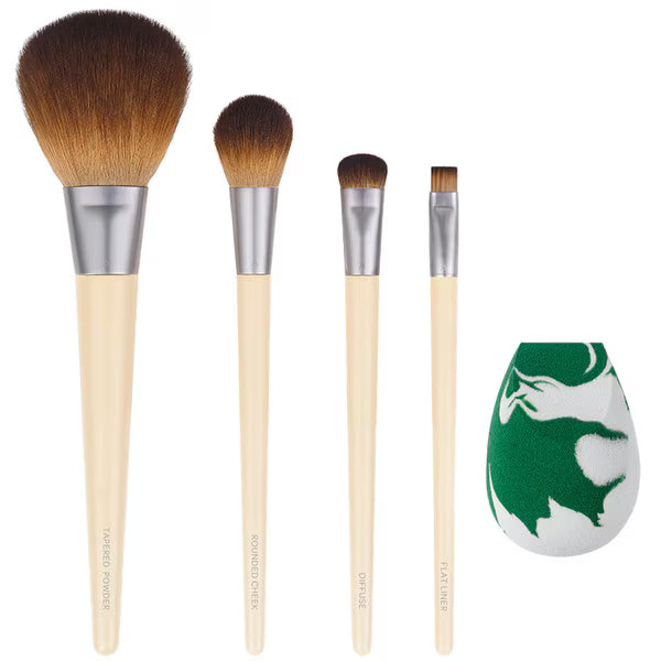 Ecotools Core Five Makeup Brush and Sponge Set - British product