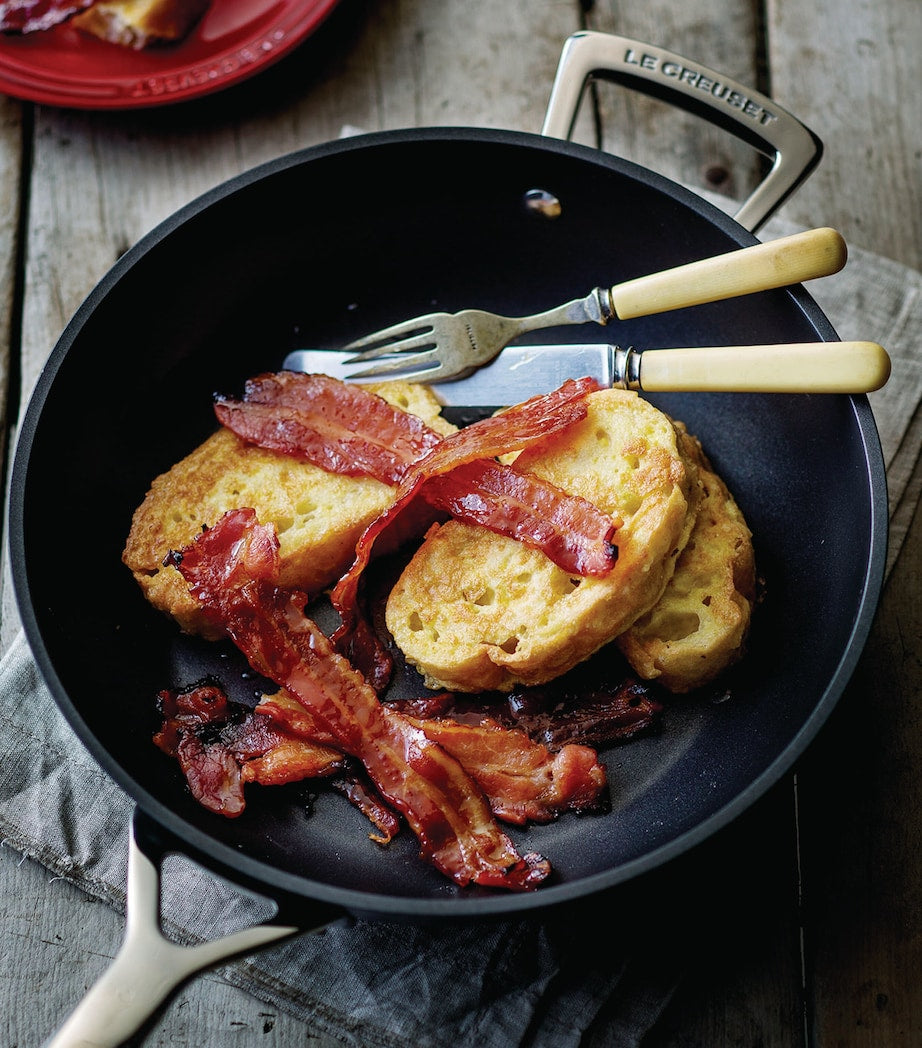 Le Creuset toughened non-stick deep frying pan 28cm, UK version