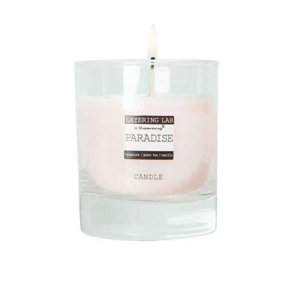 Superdrug Layering Lab Paradise candle Tangerine Vanilla 20cl (British brand)