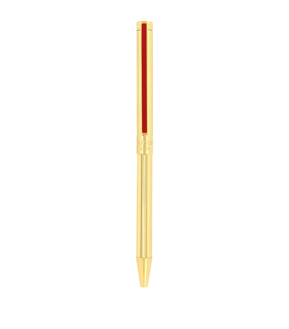 S.T. Dupont Palladium and Yellow Gold-Trim Classique ballpoint pen (British brand)